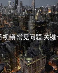 蓝莓视频 常见问题 关键节点