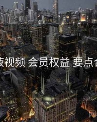 爱液视频 会员权益 要点合辑