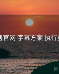 岛遇官网 字幕方案 执行要点