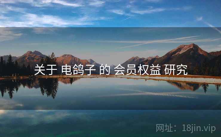 关于 电鸽子 的 会员权益 研究