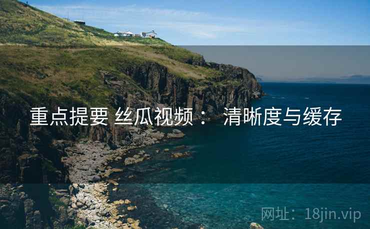 重点提要 丝瓜视频 ： 清晰度与缓存