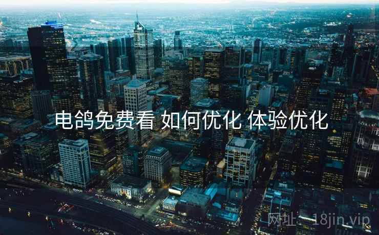 电鸽免费看 如何优化 体验优化