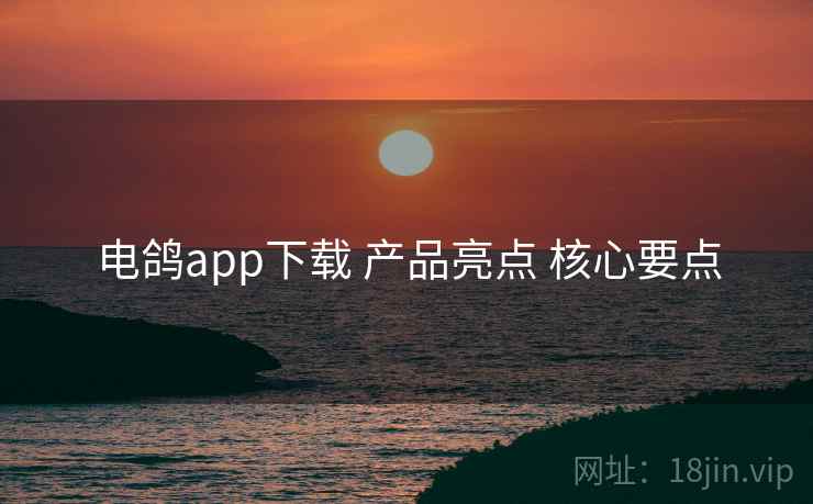 电鸽app下载 产品亮点 核心要点