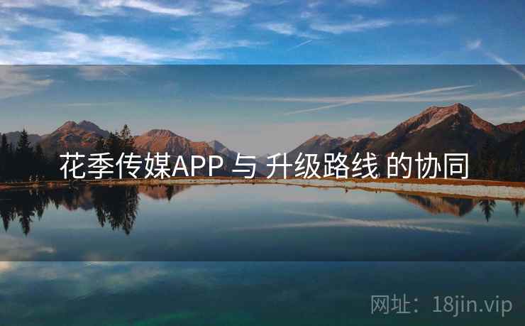 花季传媒APP 与 升级路线 的协同